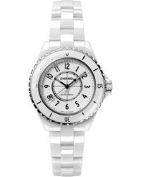 Chanel - Ceramic And Steel J12 Calibre 12.2 Watch 33mm - Lyst