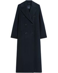 Max Mara - Virgin Wool Double-Breasted Coat - Lyst