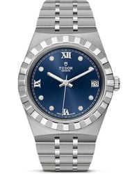 Tudor - Royal Stainless Steel And Diamond Watch - Lyst