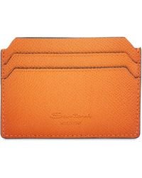 Santoni - Leather Card Holder - Lyst