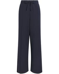 Weekend by Maxmara - Jersey Drawstring Straight Trousers - Lyst