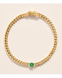 Anita Ko - And Emerald Chain Bracelet - Lyst