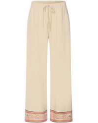 Hanro - Printed-Hem Casuals Cropped Trousers - Lyst