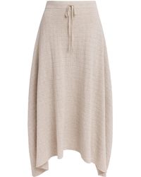 Lauren Manoogian - Cotton-Linen Planes Maxi Skirt - Lyst