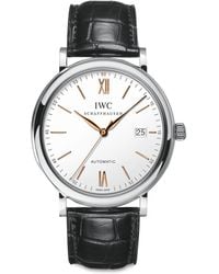 IWC Schaffhausen - Stainless Steel Portofino Automatic Watch - Lyst