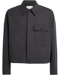 Studio Nicholson - Cotton Concealed Placket Overshirt - Lyst