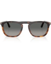 Persol - Tortoiseshell Gae Square Sunglasses - Lyst