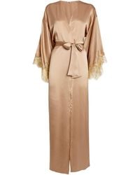 Gilda & Pearl - Silk Gina Long Robe - Lyst