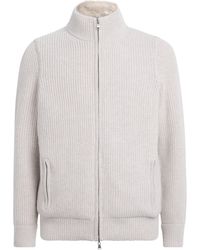 N.Peal Cashmere - Cashmere Quarter-Zip Sweater - Lyst