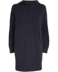 Max Mara - Wool-Cashmere Hooded Mini Dress - Lyst