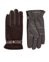 Barbour - Waterproof Leather Nelson Gloves - Lyst