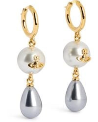 Vivienne Westwood - Faux Pearl Martha Drop Earrings - Lyst