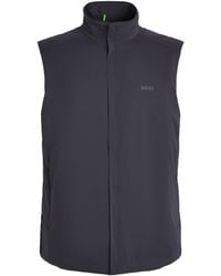 BOSS - Water-Resistant Logo Gilet - Lyst