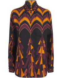 PUCCI - Silk Baiadera Print Shirt - Lyst