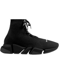 Balenciaga - Speed 2.0 Lace-up Stretch-knit Trainers - Lyst