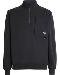 Moose Knuckles - Quarter-Zip Dalon Sweatshirt - Lyst