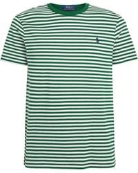 Polo Ralph Lauren - Cotton Stripe Polo Pony T-Shirt - Lyst