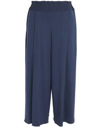Issey Miyake - Cropped Campagne Wide-Leg Trousers - Lyst