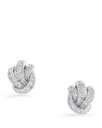 Graff - White Gold And Diamond Tilda's Bow Stud Earrings - Lyst