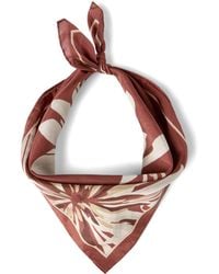 Brunello Cucinelli - Silk Floral Scarf - Lyst