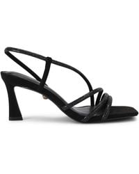 Kurt Geiger - Leather Embellished Annabel Heeled Sandals 80 - Lyst