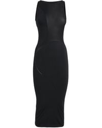 Wolford - Sheer Bodycon Midi Dress - Lyst