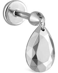 Maria Tash - Faceted Pear Threaded Charm Earring - Lyst