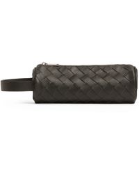 Bottega Veneta - Leather Intrecciato Pencil Case - Lyst