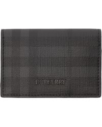 Burberry - City Check Bifold Card-Holder - Lyst