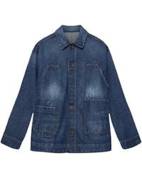 AllSaints - Mukesh Denim Jacket - Lyst