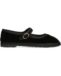 Flabelus - Velvet Antonia Mary Janes - Lyst