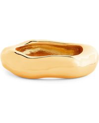 Alexis - Wide Molten Bangle (large) - Lyst