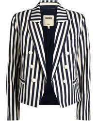 L'Agence - Double-breasted Brooke Blazer - Lyst