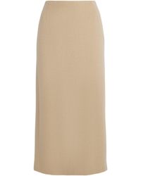 Lafayette 148 New York - Camel Hair Midi Skirt - Lyst