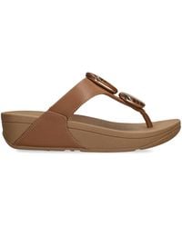 Fitflop - Marble Stone Lulu Toe-Post Sandals 50 - Lyst