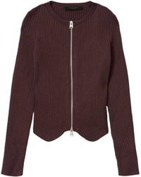 AllSaints - Ribbed Cruz Cardigan - Lyst