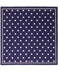 Maje - Silk Polka-Dot Scarf - Lyst