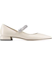 Jimmy Choo - Bing 25 Patent Leather Ballet Flats - Lyst