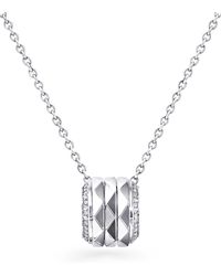 Graff - And Diamond Lg Signature Pendant Necklace - Lyst