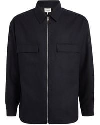 FRAME - Wool-blend Zip-up Jacket - Lyst