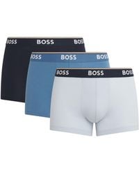 BOSS - Stretch-Cotton Power Trunks - Lyst