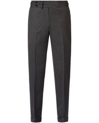 Isaia - Wool Tailored Trousers - Lyst