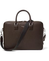 Aspinal of London - Leather Mount Street Briefcase Bag - Lyst