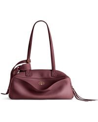 Balenciaga - Small Leather Carrie Bowling Top-Handle Bag - Lyst