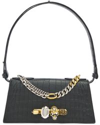 McQueen - Mini Jewelled Knuckle Shoulder Bag - Lyst