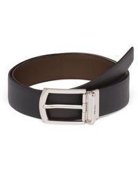 Prada - Reversible Saffiano Leather Belt - Lyst
