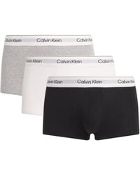 Calvin Klein - Stretch-Cotton Low Rise Icon Boxer Briefs - Lyst