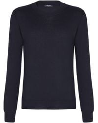 Balmain - Silk-Cotton Monogram Sweater - Lyst