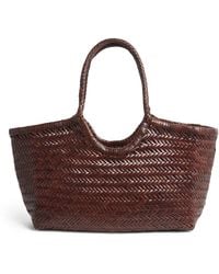 Dragon Diffusion - Large Leather Woven Nantucket Tote Bag - Lyst