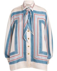 Zimmermann - Silk Stripe Shirt - Lyst